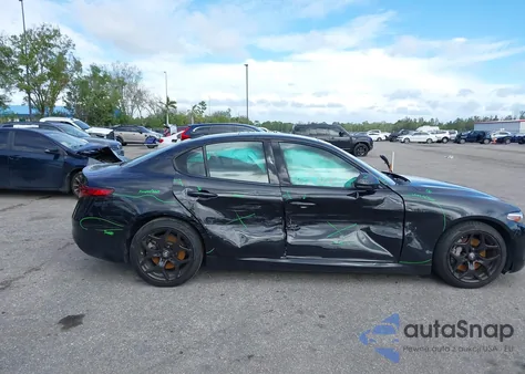 2021 Alfa Romeo Giulia Rwd from USA, damaged, VIN ZARFAMAN8M7641814